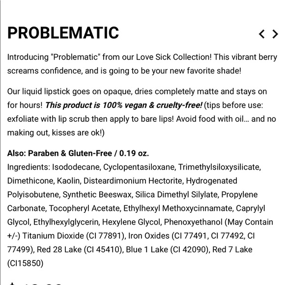 “PROBLEMATIC” JEFFREE STAR VELOUR LIQUID LIPSTICK! - Picture 2 of 8